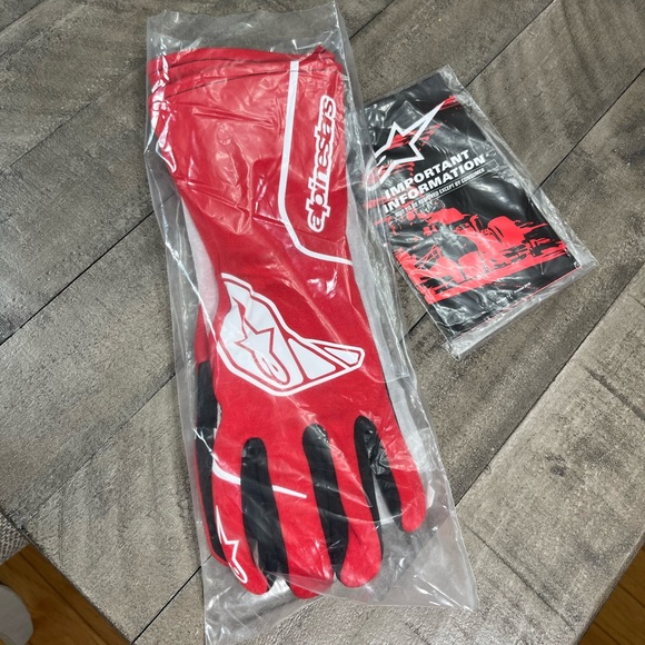 Alpinestars Tech-1 Start V2 Rally Racing Gloves Fire Flame Proof Sz L - Picture 4 of 6